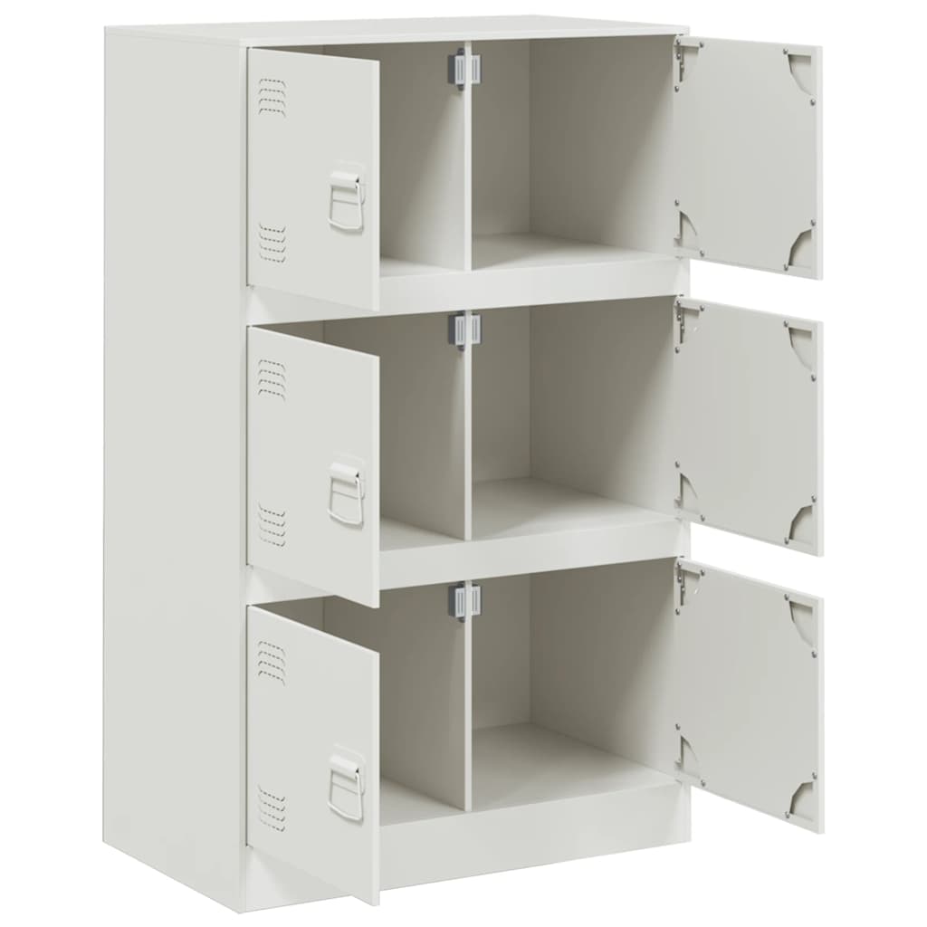 Buffet blanc 67x39x107 cm acier - XIOS