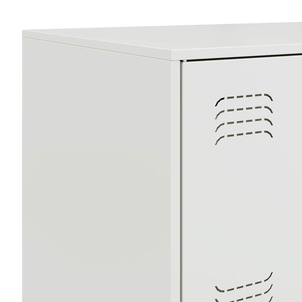 Buffet blanc 67x39x107 cm acier - XIOS