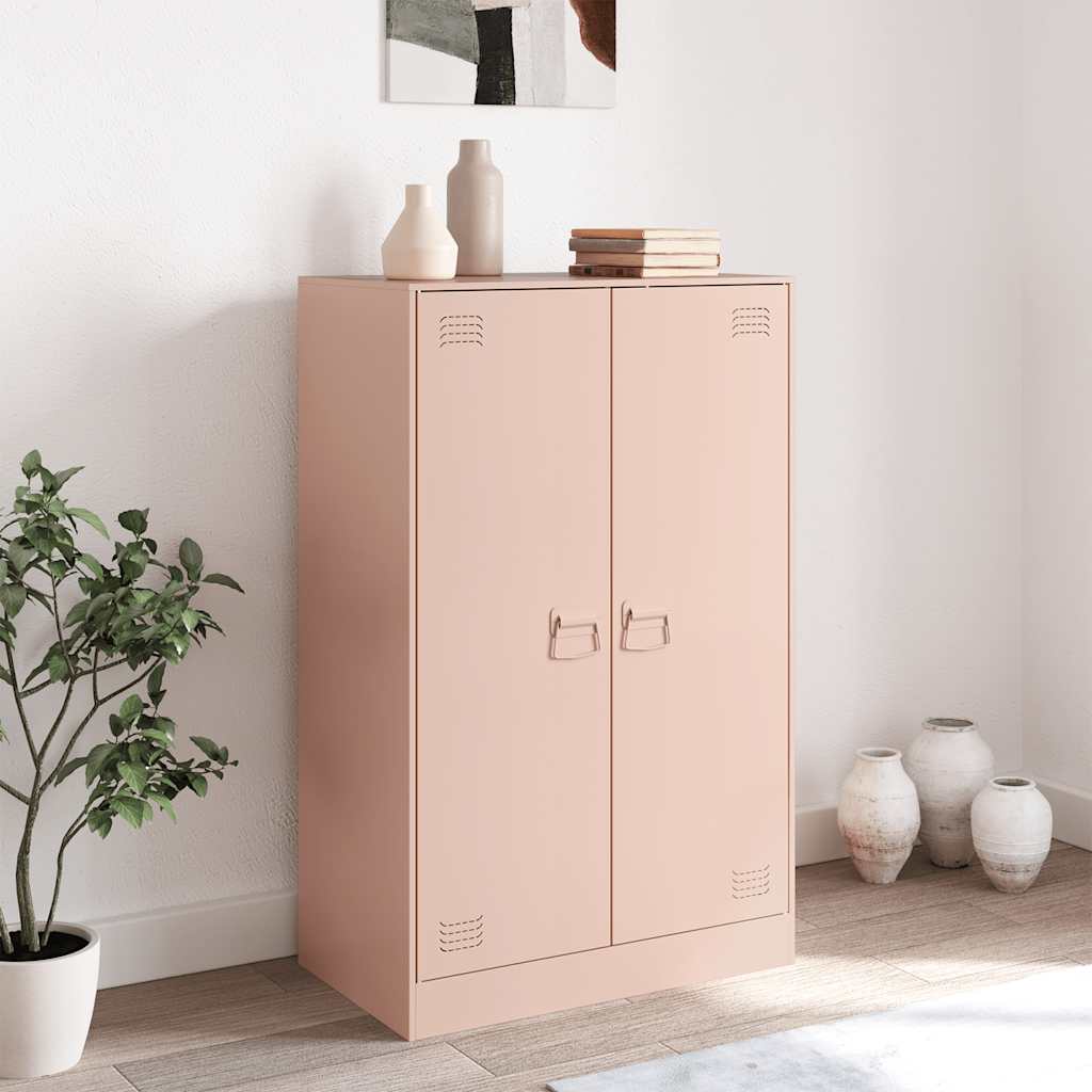 Buffet rose 67x39x107 cm acier - XIOS