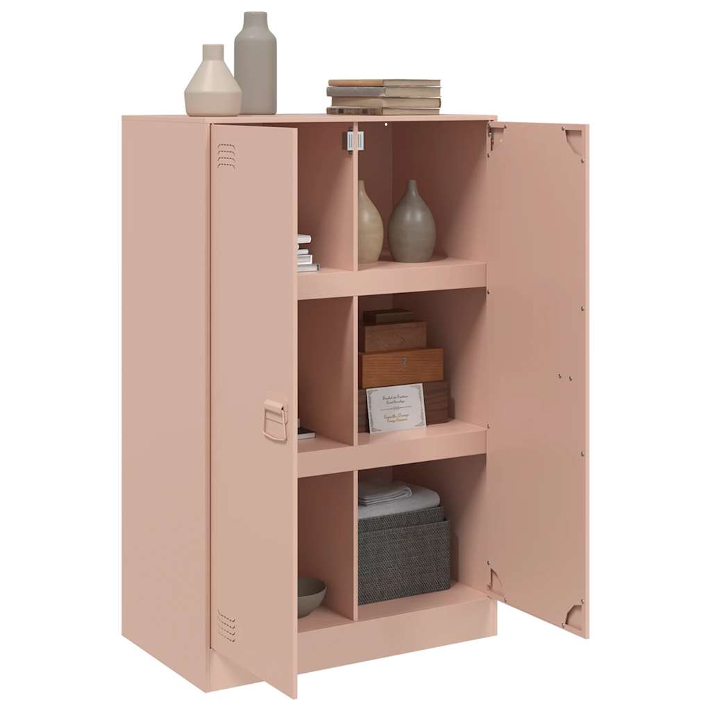 Buffet rose 67x39x107 cm acier - XIOS