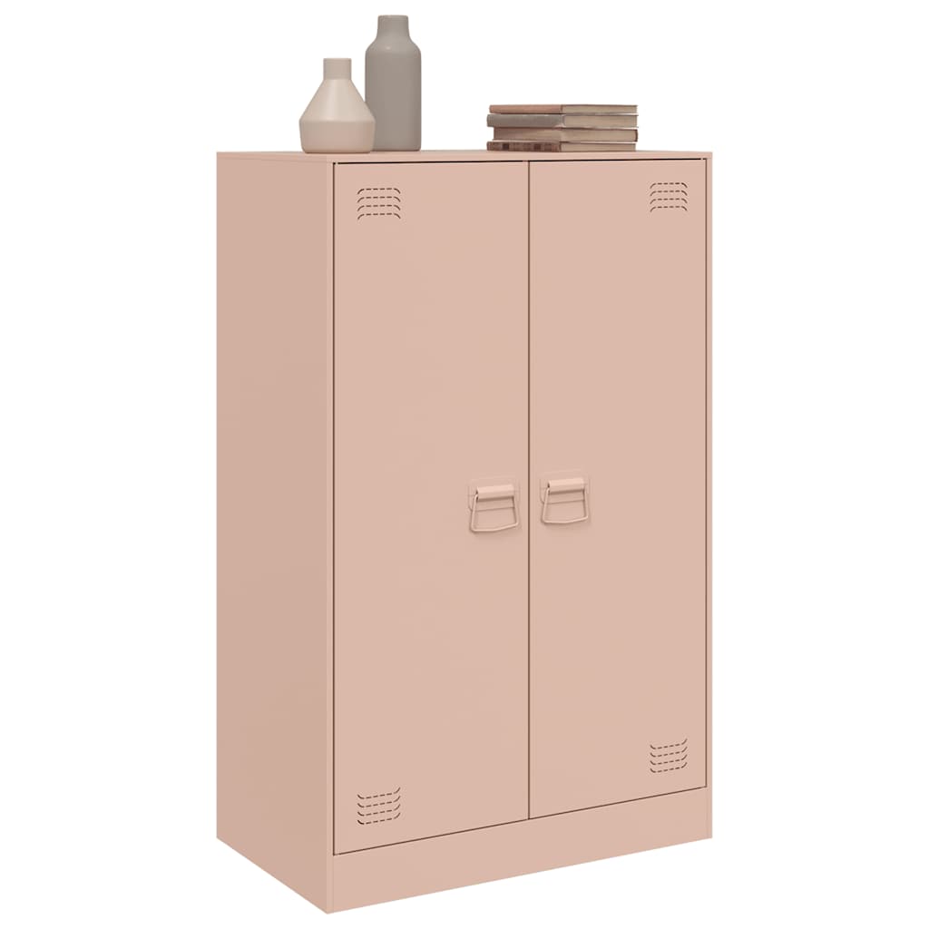 Buffet rose 67x39x107 cm acier - XIOS