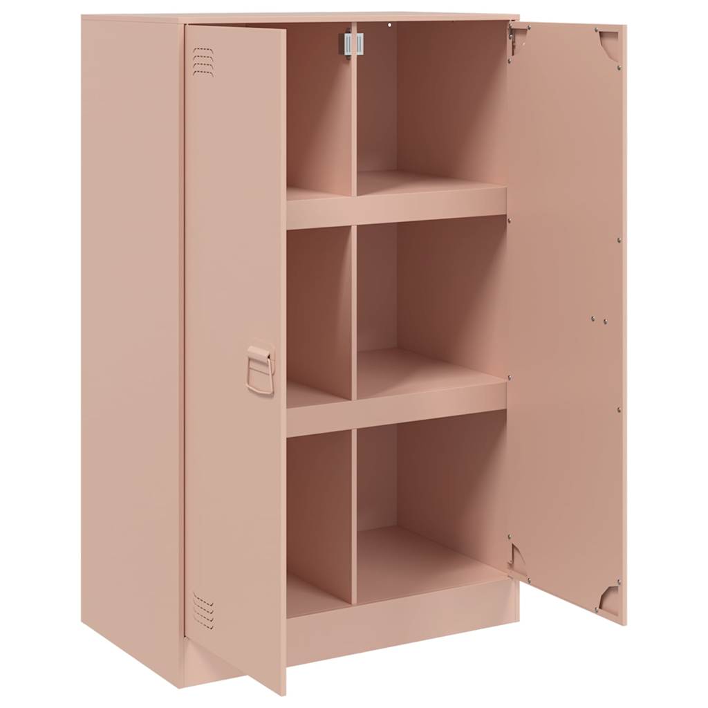 Buffet rose 67x39x107 cm acier - XIOS