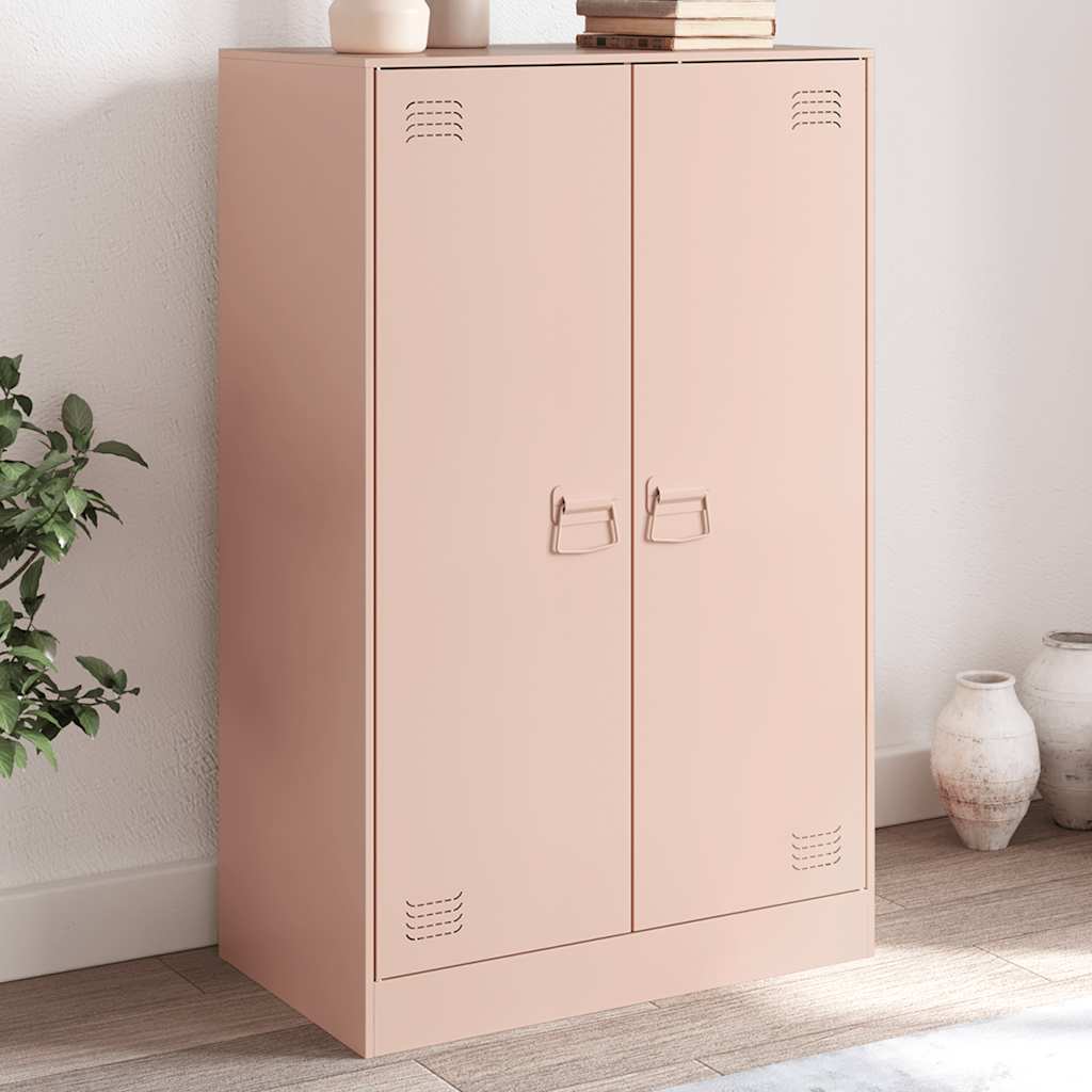 Buffet rose 67x39x107 cm acier - XIOS