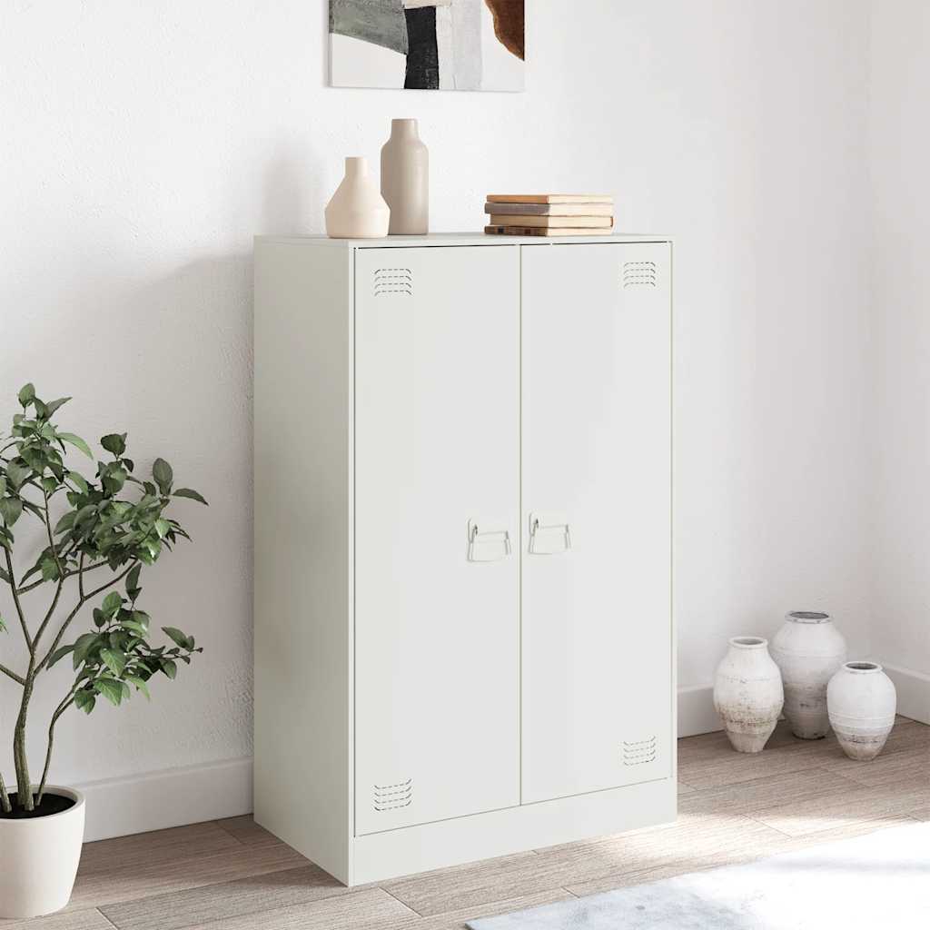Buffet blanc 67x39x107 cm acier - XIOS