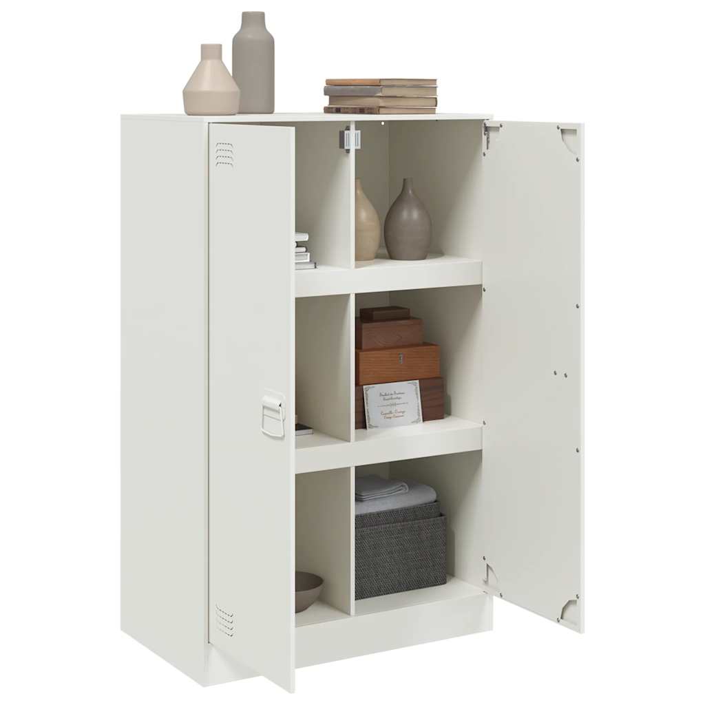 Buffet blanc 67x39x107 cm acier - XIOS