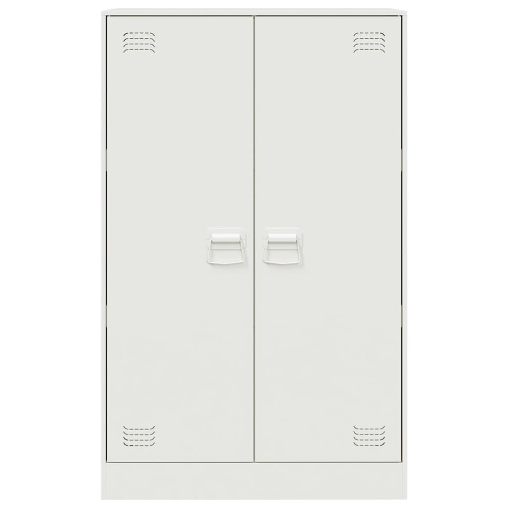Buffet blanc 67x39x107 cm acier - XIOS