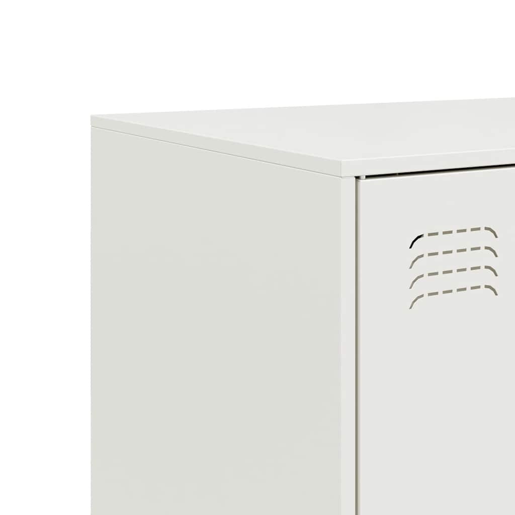 Buffet blanc 67x39x107 cm acier - XIOS