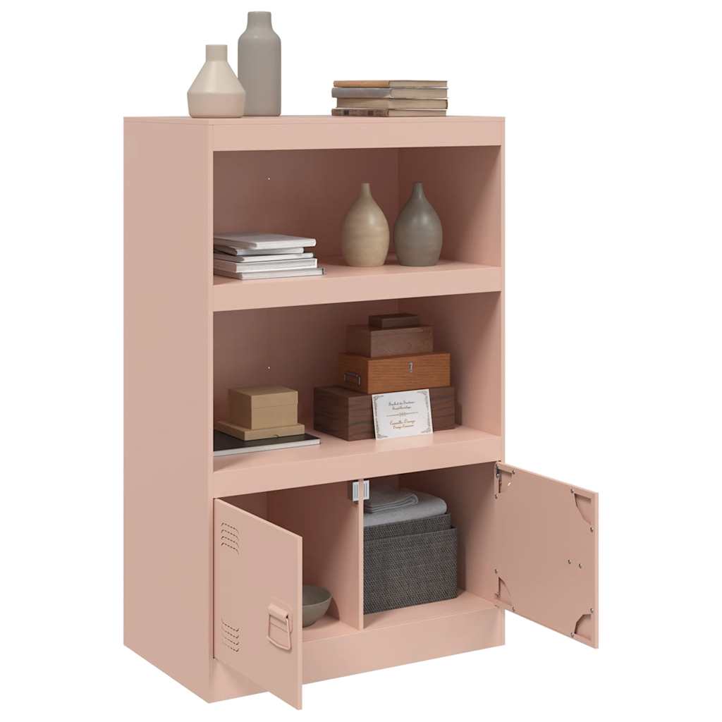 Buffet rose 67x39x107 cm acier - XIOS