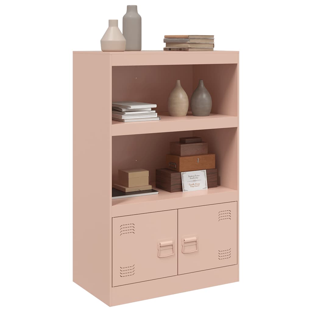 Buffet rose 67x39x107 cm acier - XIOS