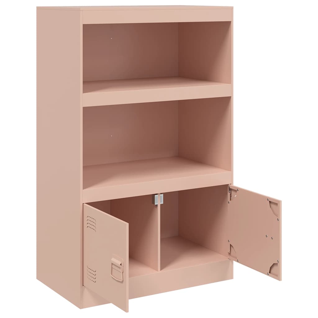 Buffet rose 67x39x107 cm acier - XIOS