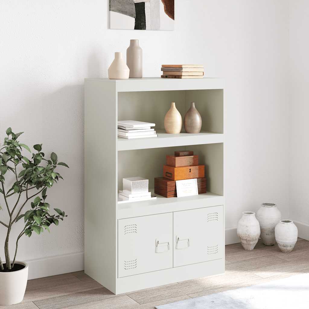 Buffet blanc 67x39x107 cm acier - XIOS