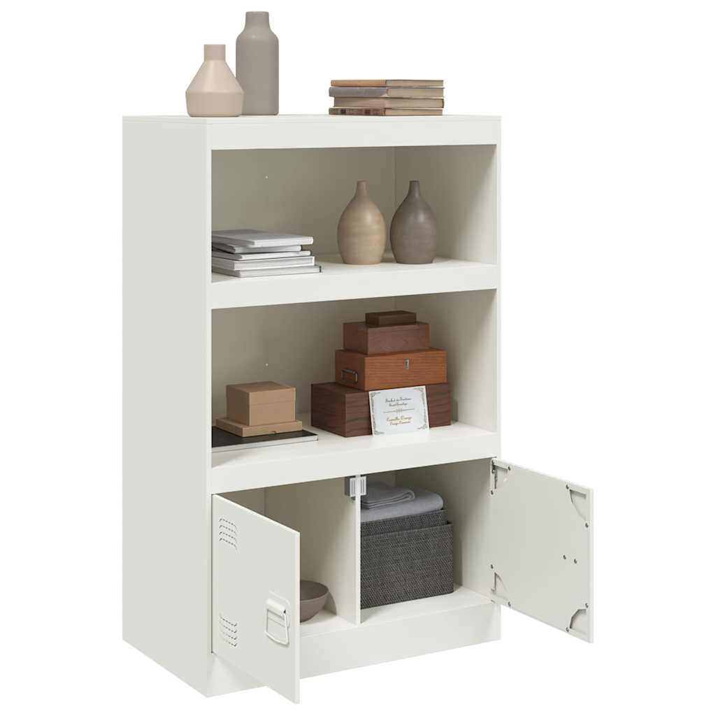 Buffet blanc 67x39x107 cm acier - XIOS