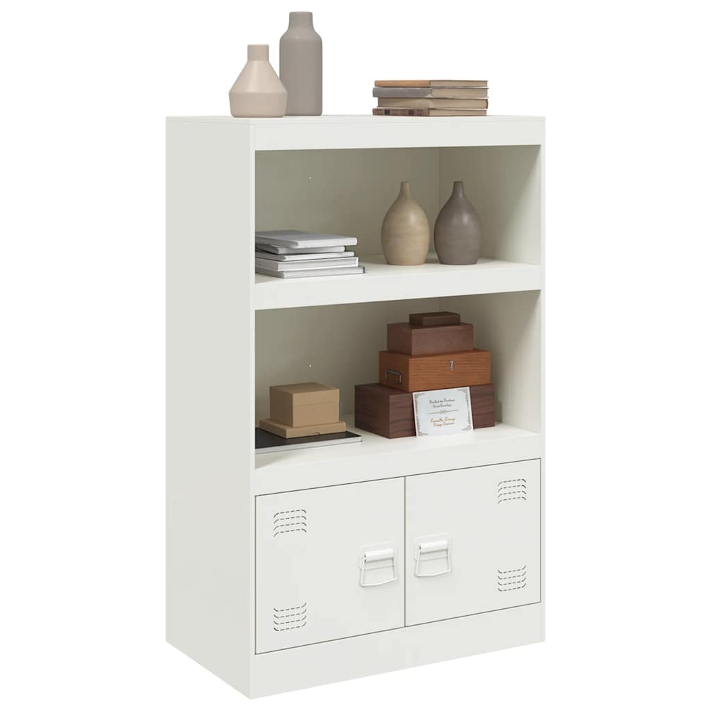 Buffet blanc 67x39x107 cm acier - XIOS