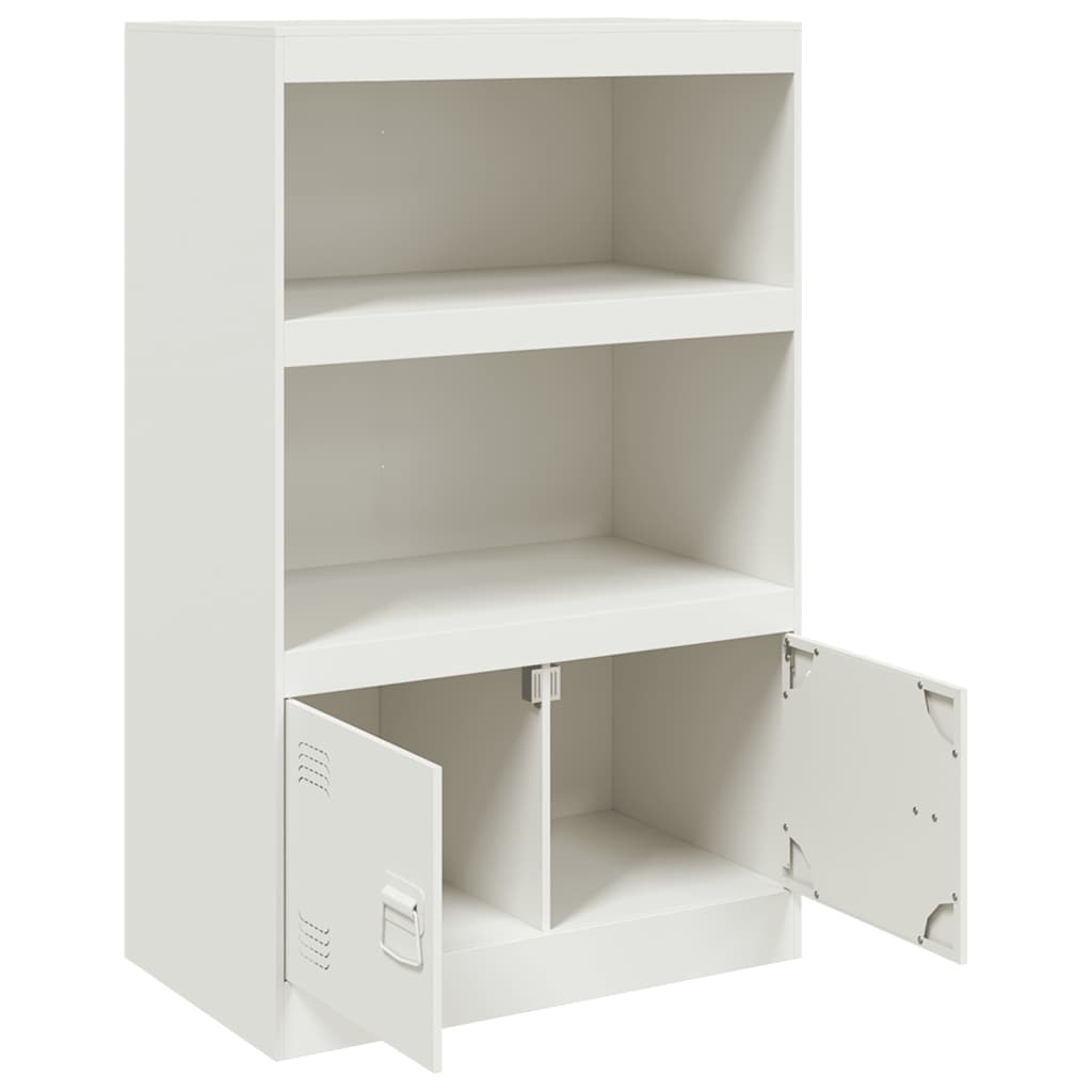 Buffet blanc 67x39x107 cm acier - XIOS