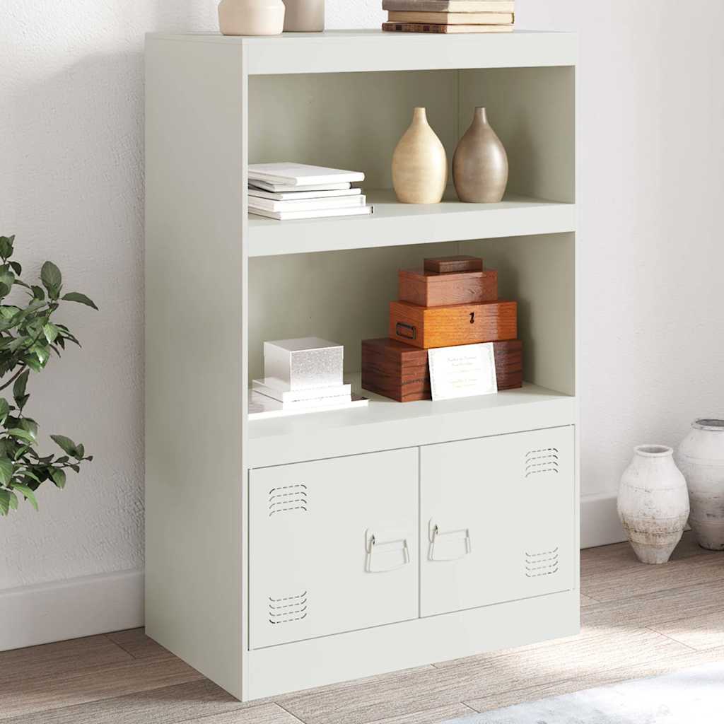 Buffet blanc 67x39x107 cm acier - XIOS