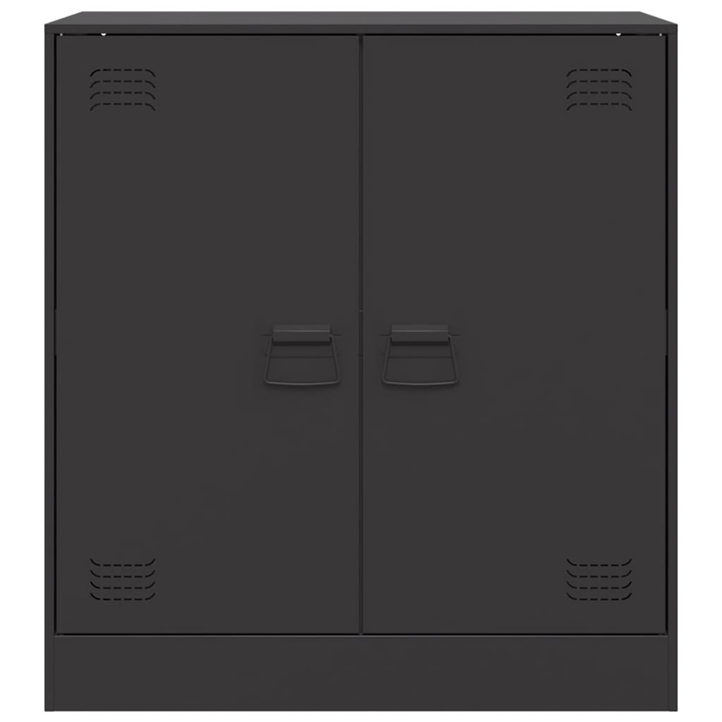 Buffet noir 67x39x73 cm acier - XIOS