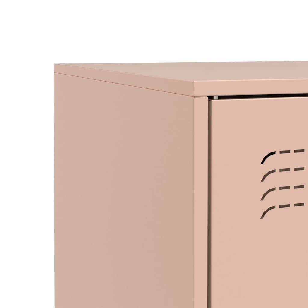 Buffet rose 67x39x73 cm acier - XIOS