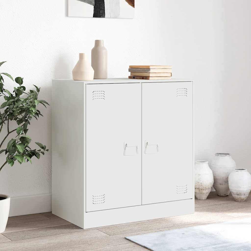 Buffet blanc 67x39x73 cm acier - XIOS