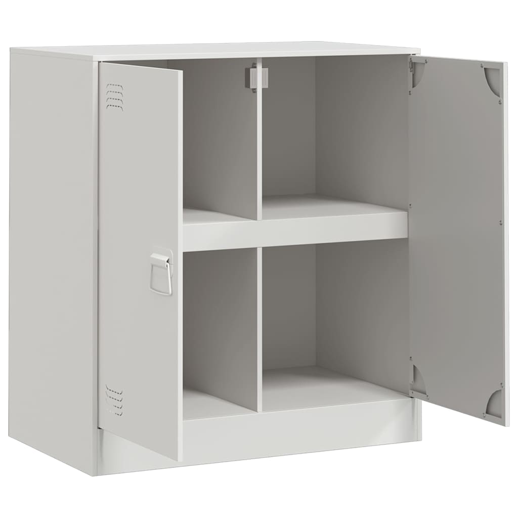 Buffet blanc 67x39x73 cm acier - XIOS