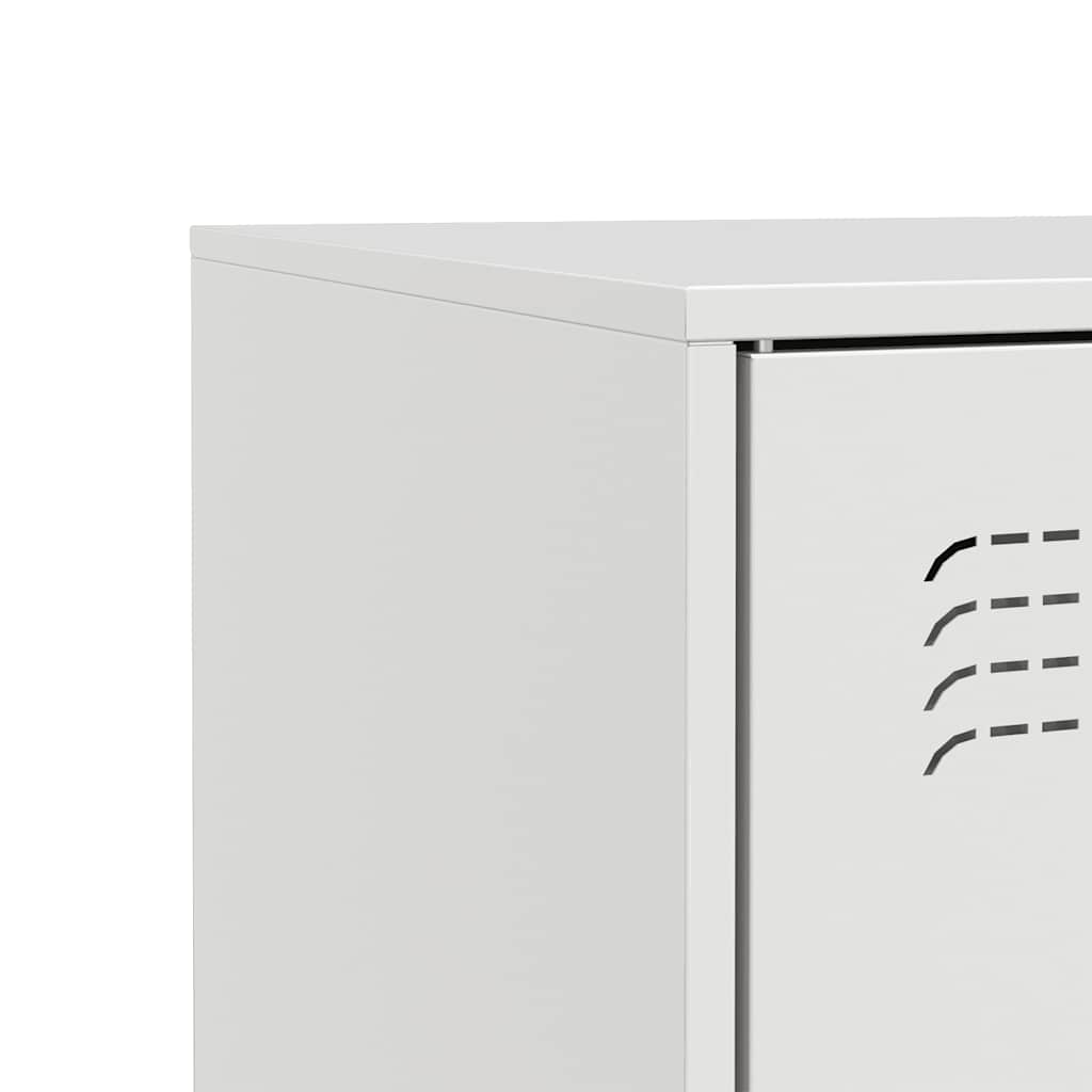 Buffet blanc 67x39x73 cm acier - XIOS