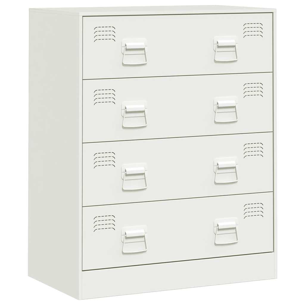 Buffet blanc 67x39x83 cm acier - XIOS