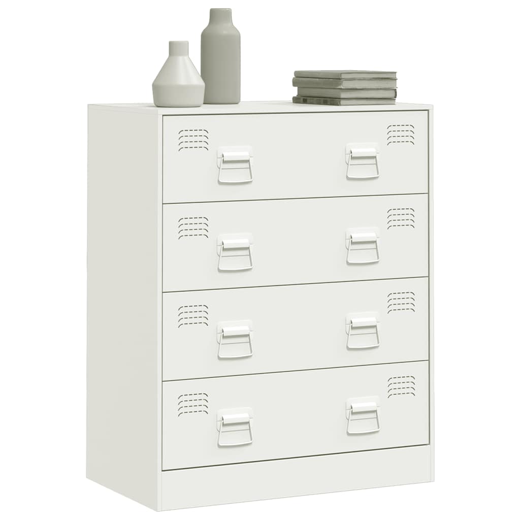 Buffet blanc 67x39x83 cm acier - XIOS