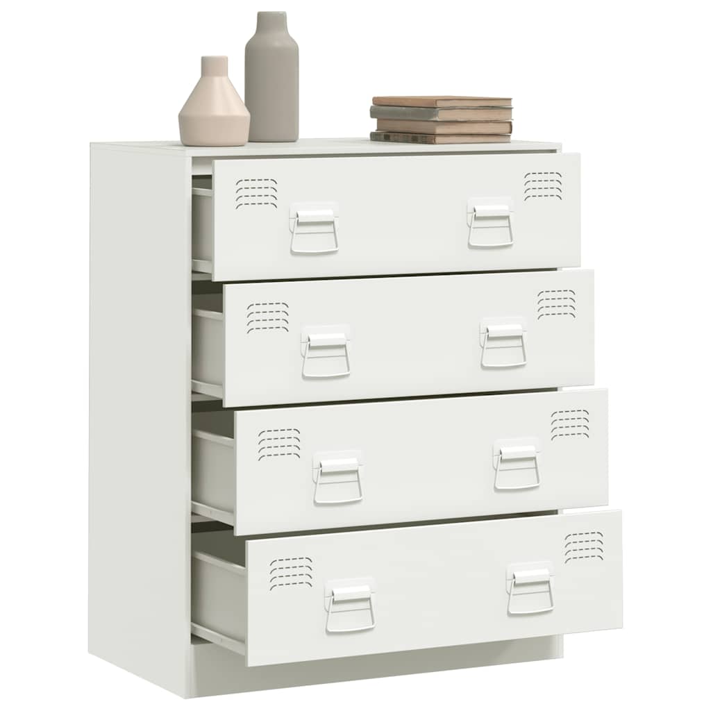 Buffet blanc 67x39x83 cm acier - XIOS
