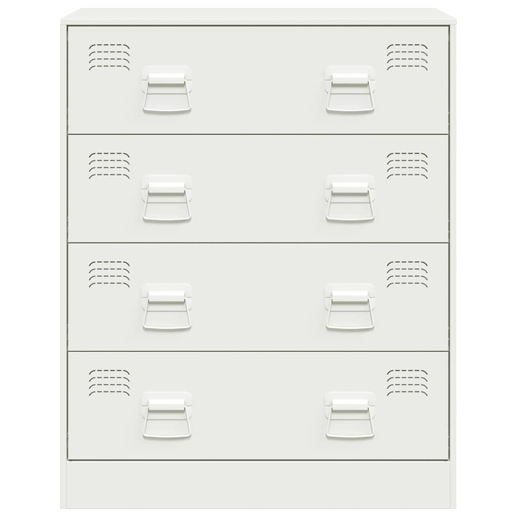 Buffet blanc 67x39x83 cm acier - XIOS