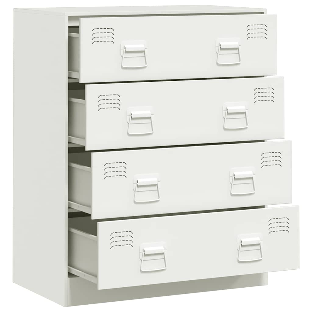 Buffet blanc 67x39x83 cm acier - XIOS