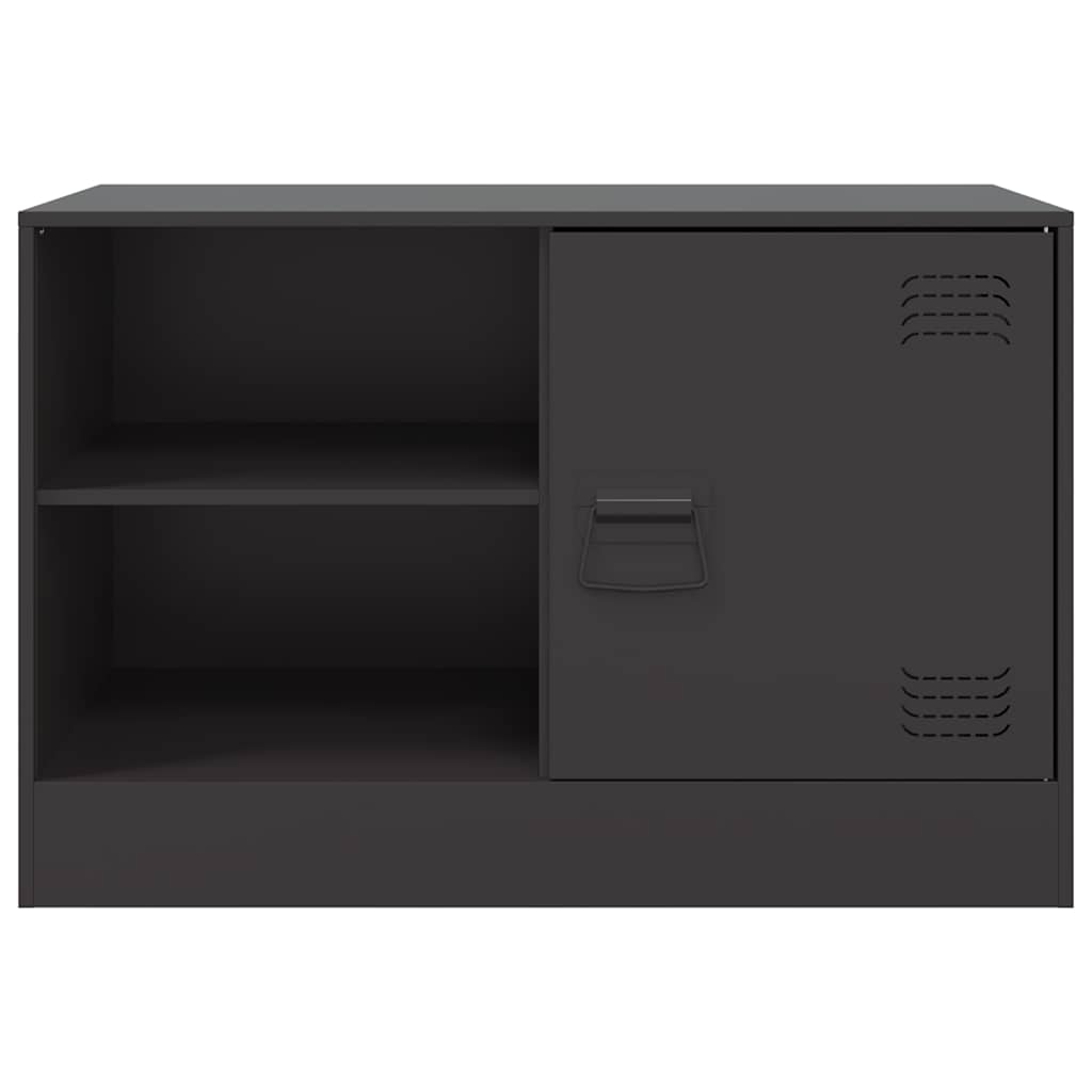 Meuble TV noir 67x39x44 cm acier - XIOS
