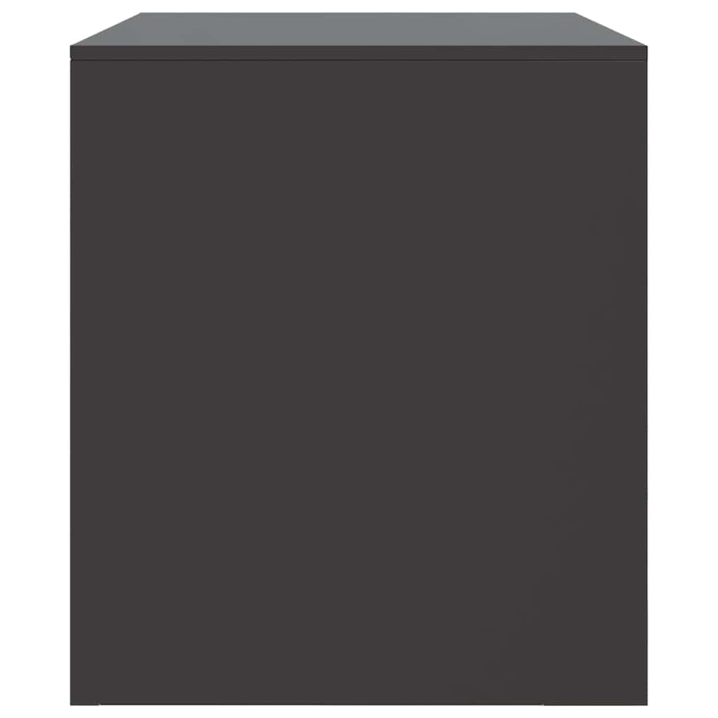 Meuble TV noir 67x39x44 cm acier - XIOS
