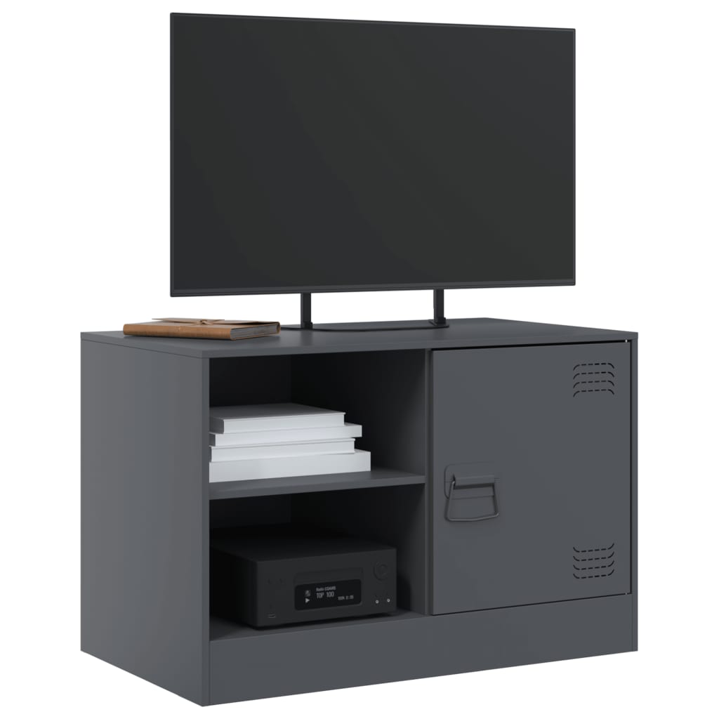 Meubles TV 2 pcs anthracite 67x39x44 cm acier - XIOS