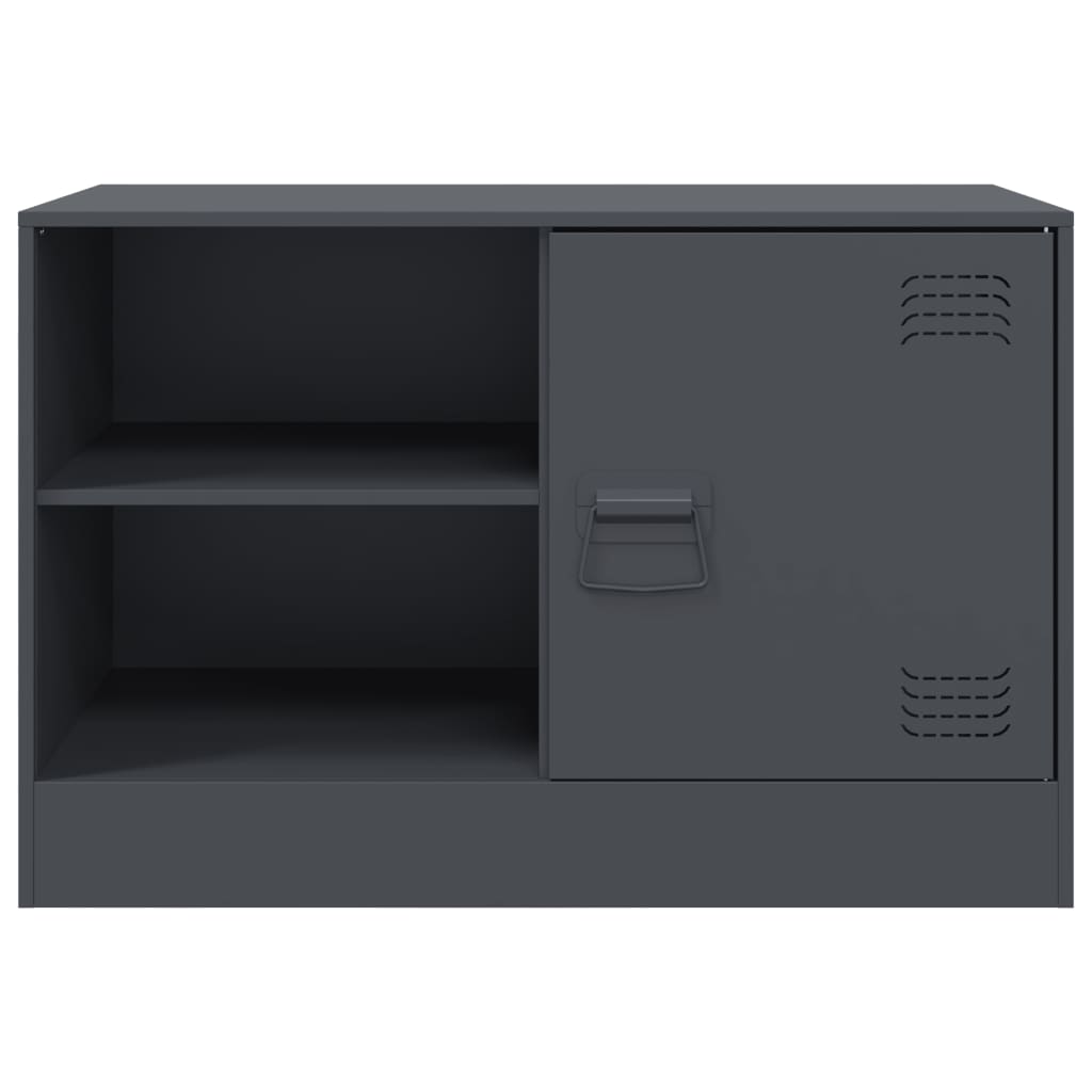 Meubles TV 2 pcs anthracite 67x39x44 cm acier - XIOS