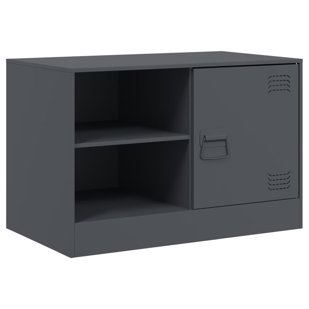 Meubles TV 2 pcs anthracite 67x39x44 cm acier - XIOS