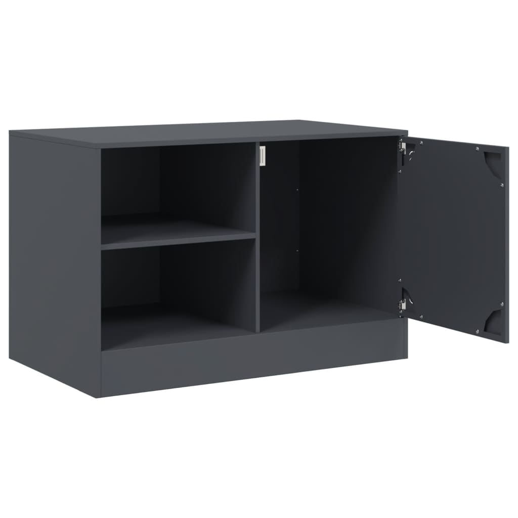 Meubles TV 2 pcs anthracite 67x39x44 cm acier - XIOS