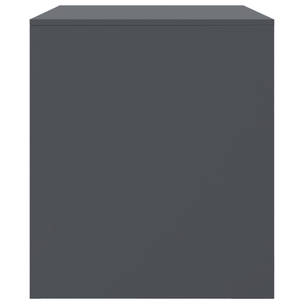 Meubles TV 2 pcs anthracite 67x39x44 cm acier - XIOS