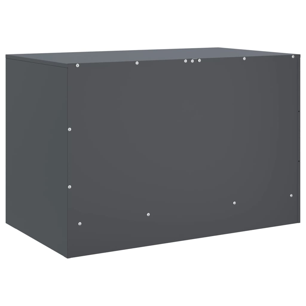 Meubles TV 2 pcs anthracite 67x39x44 cm acier - XIOS
