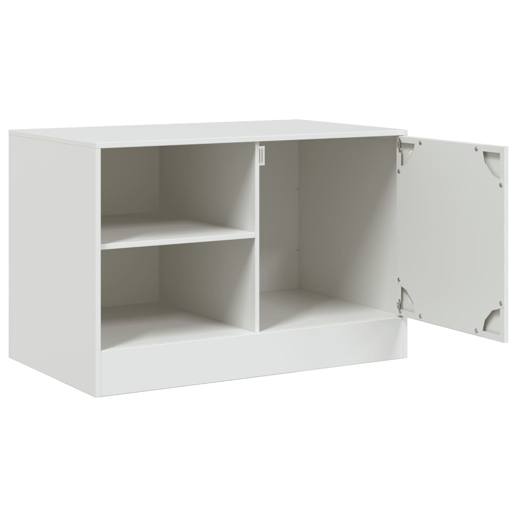 Meubles TV 2 pcs blanc 67x39x44 cm acier - XIOS