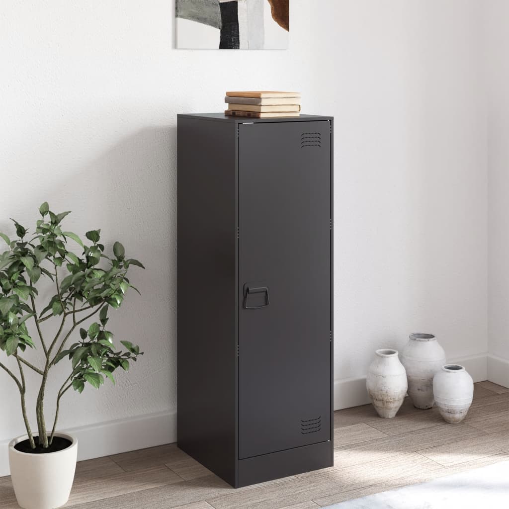 Buffet noir 34,5x39x107 cm acier - XIOS