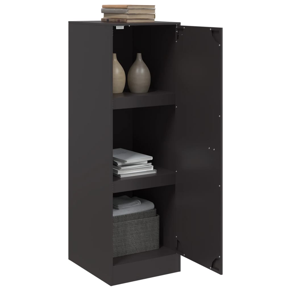 Buffet noir 34,5x39x107 cm acier - XIOS