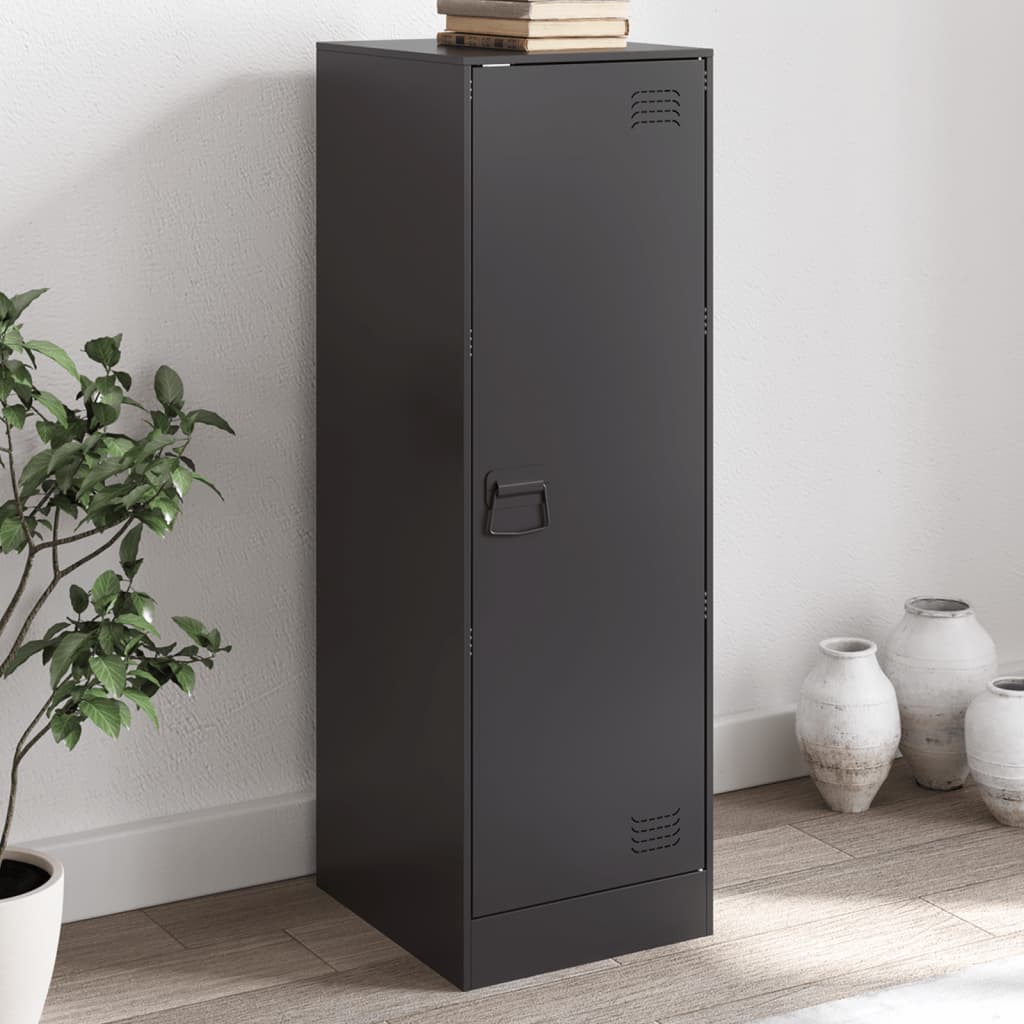 Buffet noir 34,5x39x107 cm acier - XIOS