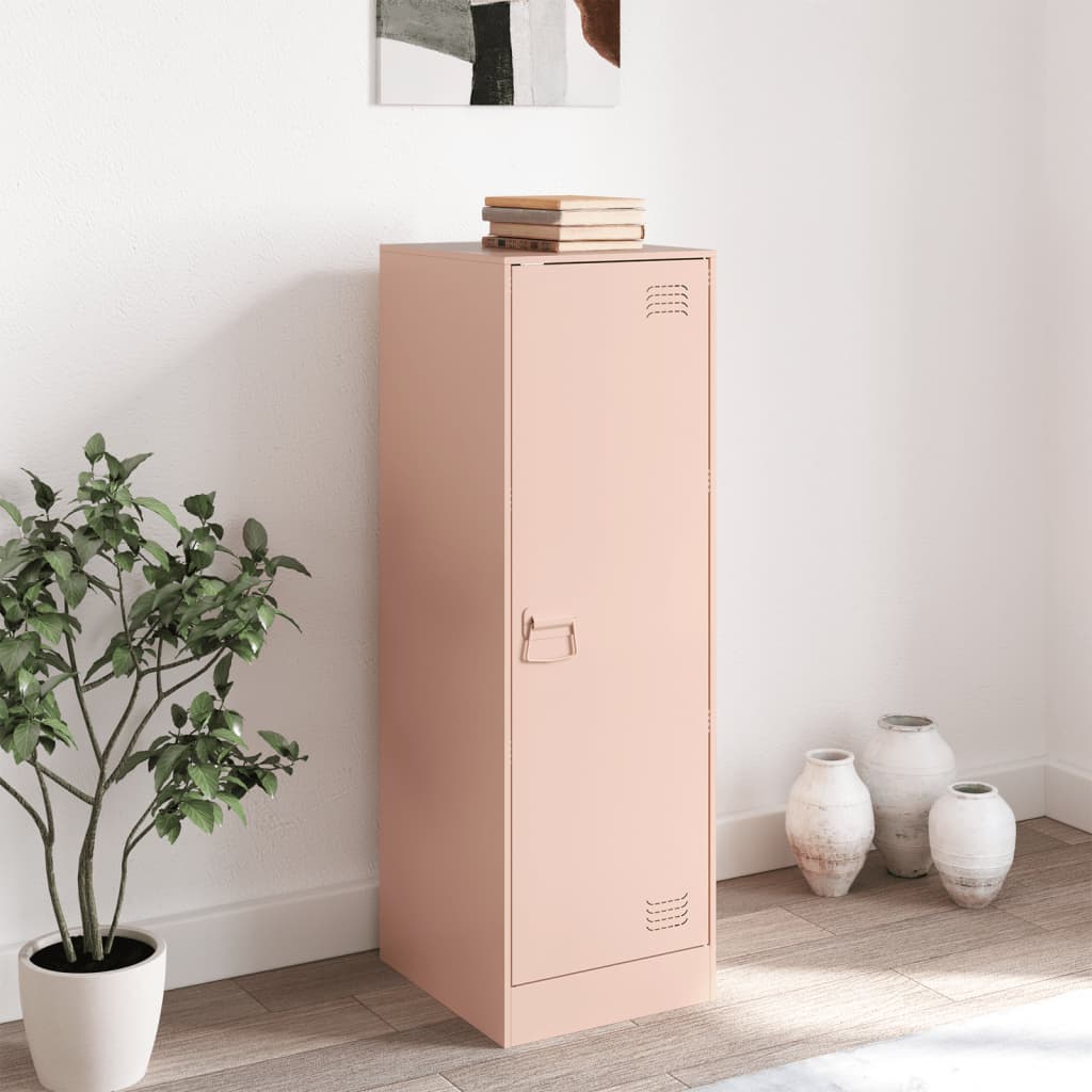 Buffet rose 34,5x39x107 cm acier - XIOS