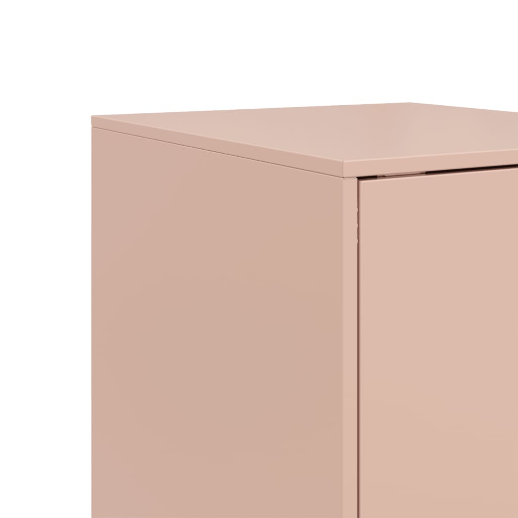 Buffet rose 34,5x39x107 cm acier - XIOS