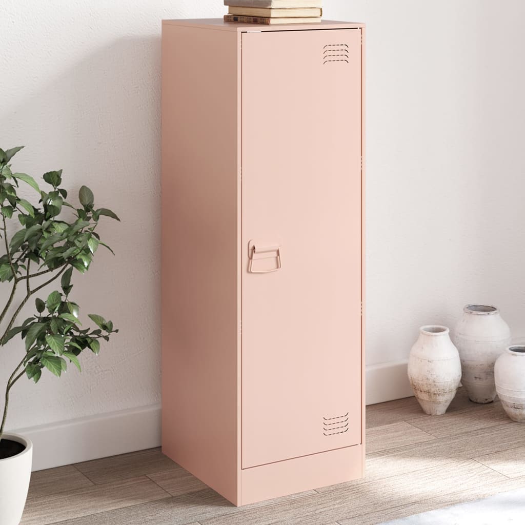 Buffet rose 34,5x39x107 cm acier - XIOS