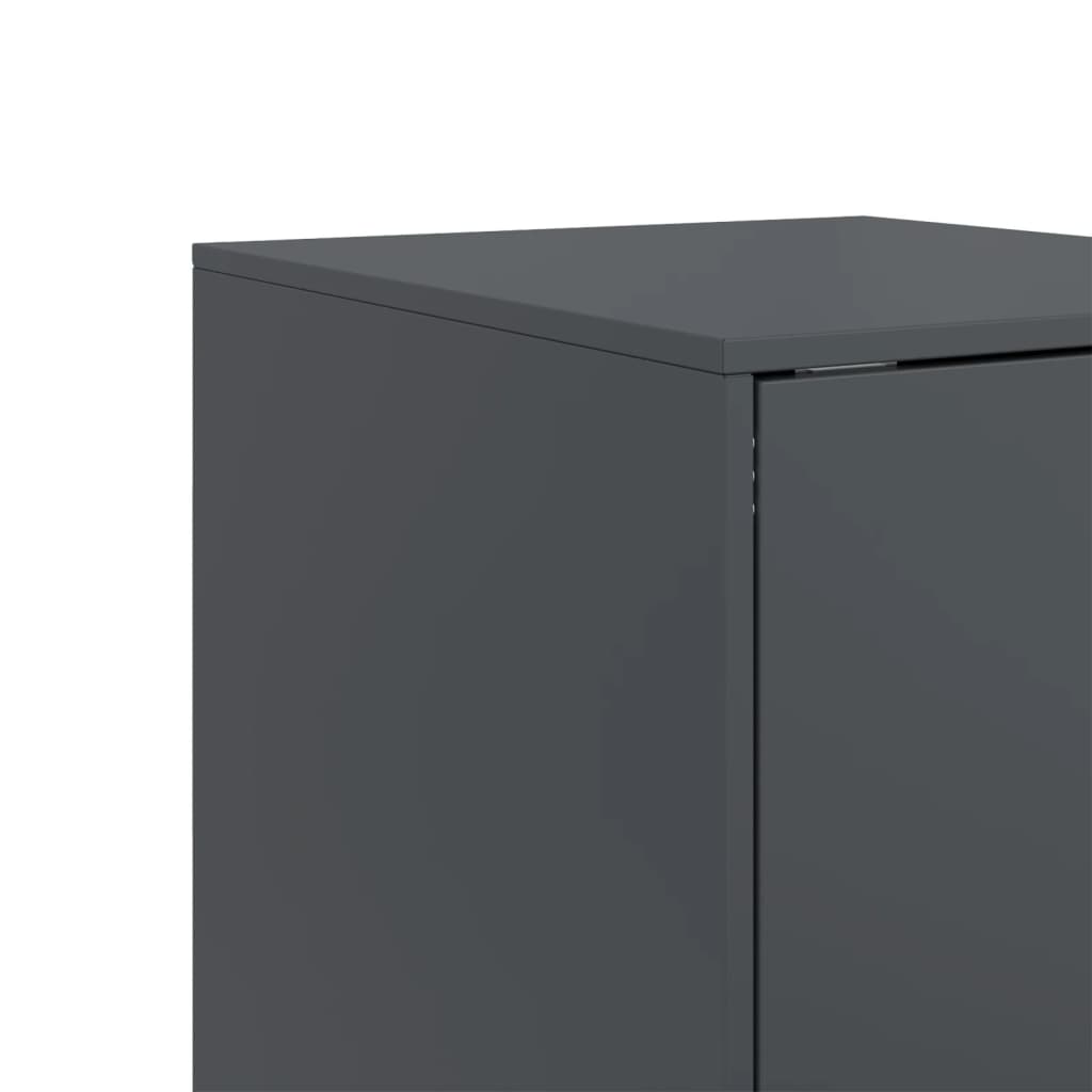 Buffet anthracite 34,5x39x107 cm acier - XIOS
