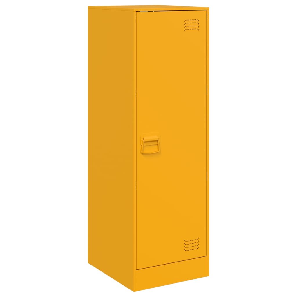 Buffet jaune moutarde 34,5x39x107 cm acier - XIOS