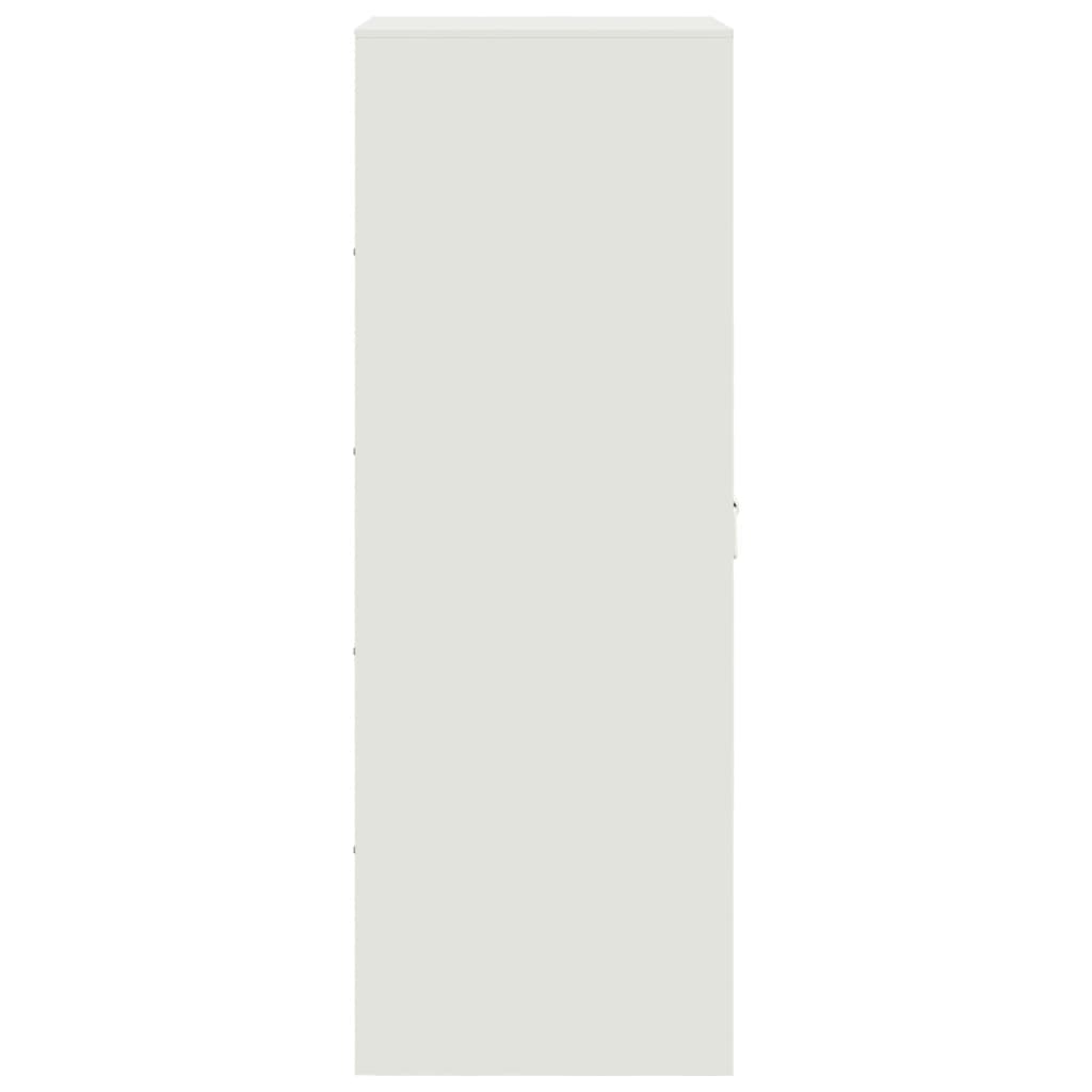 Buffet blanc 34,5x39x107 cm acier - XIOS