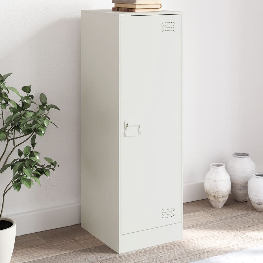 Buffet blanc 34,5x39x107 cm acier - XIOS