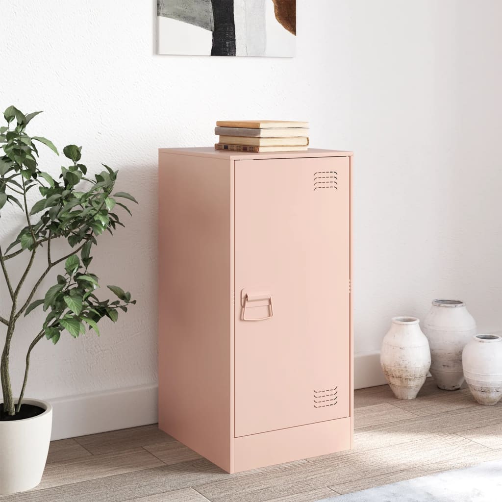 Buffet rose 34,5x39x73 cm acier - XIOS
