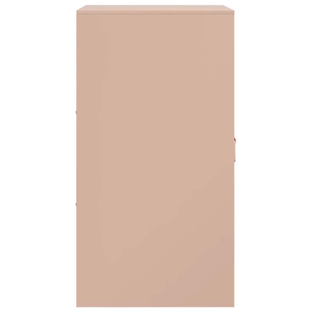 Buffet rose 34,5x39x73 cm acier - XIOS